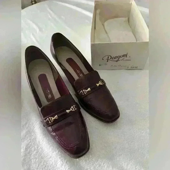 🔥Rare Vintage Rangoni of Florence Pump in Burgundy Size 9AAAA - Picture 1 of 4